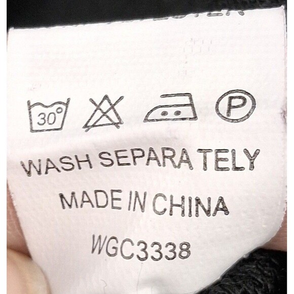 BIUBIU Mini Sweatshirt Dress Size M Black Long Sleeve Hooded Casual Relax - Picture 11 of 11